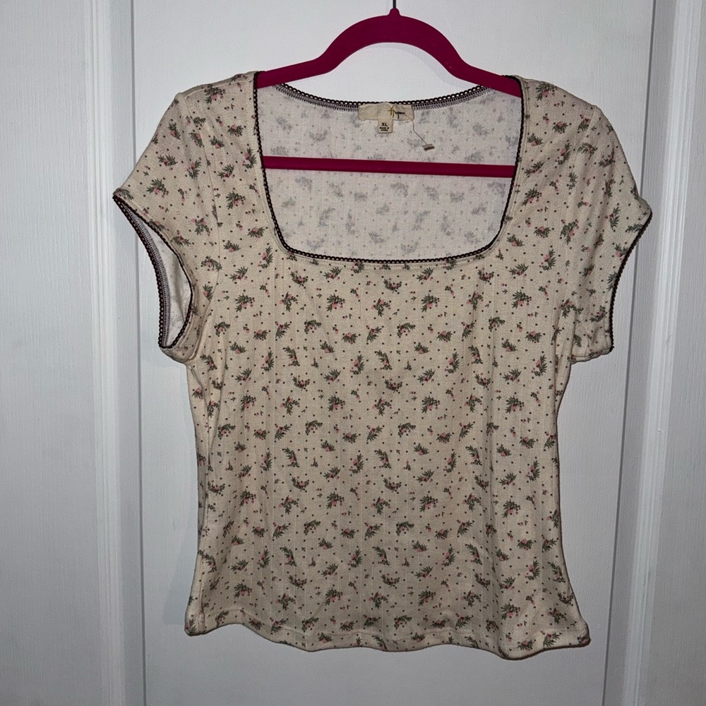 Floral top xl